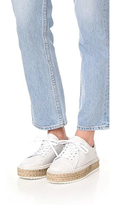 Shop Rag & Bone Kent Espadrille Sneakers In White