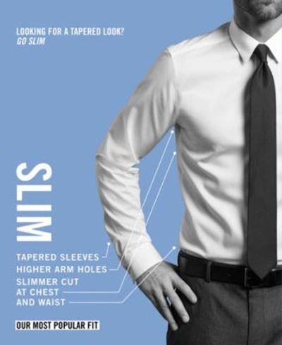 Shop Calvin Klein Steel Men&#039;s Slim-fit Non-iron Performance Solid Dress Shirt In Primrose