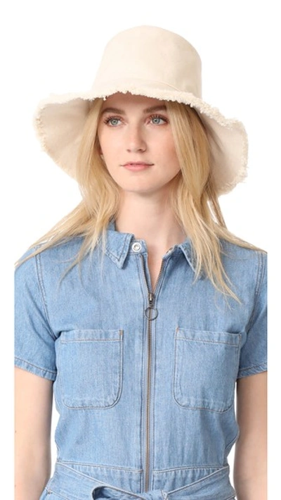 Madewell Canvas Bucket Hat In Natural