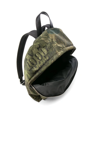 Shop Givenchy Printed Backpack In Gree, Abstract. In Multi