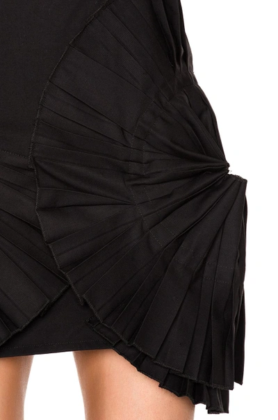 Shop Jacquemus Ruffle Detail Skirt In Black