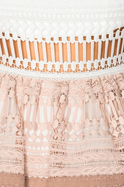 Shop Alexis Melania Dress In Neutrals,pink,white