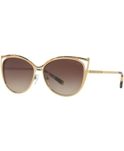 Michael Kors Ina Sunglasses, Mk1020 In Tortoise/brown Gradient