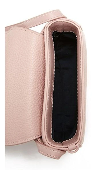 Shop Karen Walker Minnie Bonnie Saddle Bag In Blush