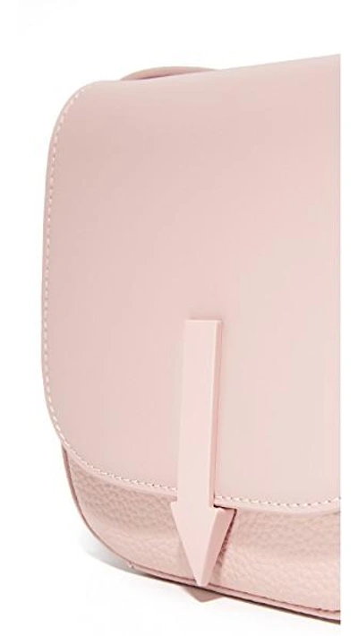 Shop Karen Walker Minnie Bonnie Saddle Bag In Blush