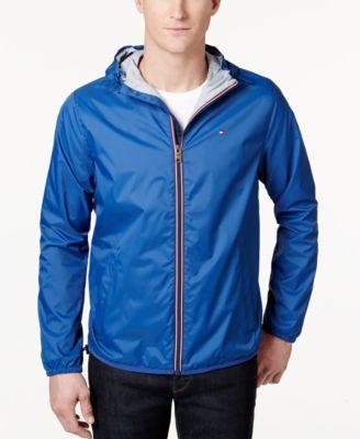 tommy hilfiger hooded windbreaker