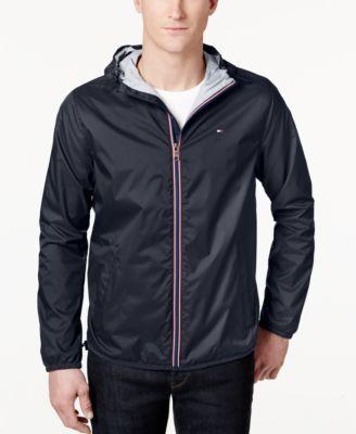 tommy hilfiger hooded windbreaker