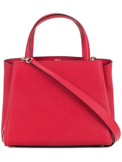 Shop Valextra Small Tote - Red