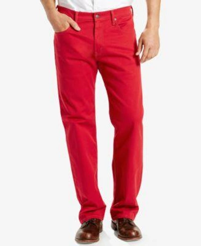 Shop Levi's Levi&#039;s® 569™ Loose Straight Fit Jeans In Scooter Red