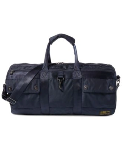 Shop Polo Ralph Lauren Men&#039;s Military Duffel Bag In Navy