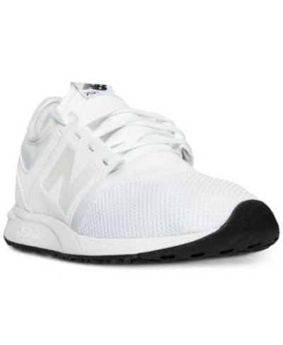 Shop New Balance Women's 247 Casual Sneakers From Finish Line In White