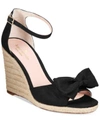 KATE SPADE kate spade new york Broome Bow Wedge Sandals
