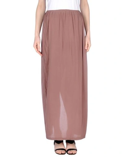 Silent Damir Doma Long Skirts In Skin Color