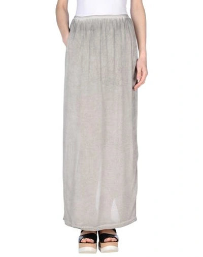 Silent Damir Doma Long Skirts In Light Grey