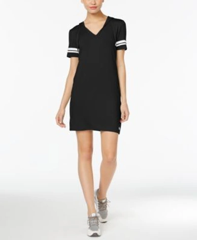 Michael Kors Michael  Hooded Shirtdress In Black, A Macy's Exclusive Color