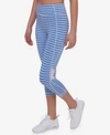 TOMMY HILFIGER Tommy Hilfiger Striped Capri Leggings, Only at Macy&#039;s