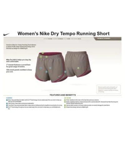 Shop Nike Dry Tempo Running Shorts In Vivid Pink/white/black