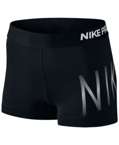 Nike Pro Cool Shorts In Black/white