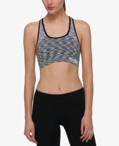 Tommy Hilfiger Sport Medium-impact Reversible Sports Bra, A Macy&#039;s Exclusive Style In Black/white