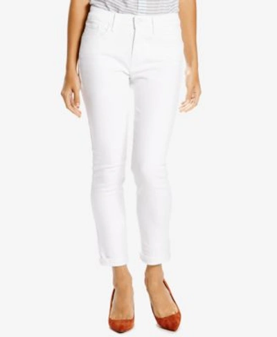 Levi's Levi&#039;s® Mid-rise Cropped Skinny Jeans In Clean White