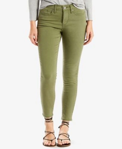 Levi's 311 Shaping Skinny Ankle Jeans In Hazy Lichen Green