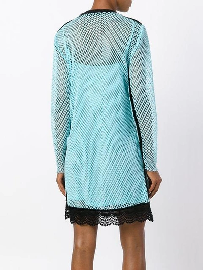 Shop House Of Holland Embroidered Mesh Dress