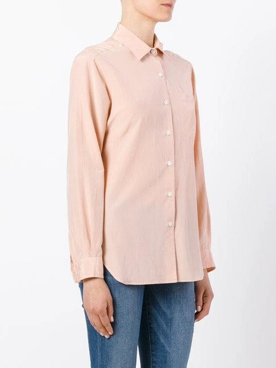 Shop Margaret Howell Margaret Howell Button-up Shirt - Pink