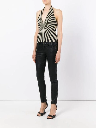 Shop Gareth Pugh Geometric Printed Halter Top