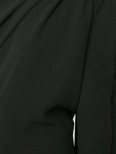 Shop Gareth Pugh Woven Scarf Dress - Black