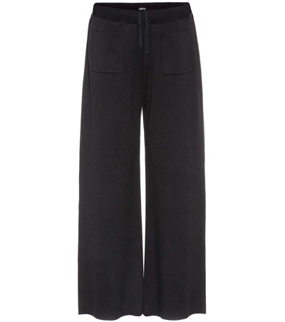 Undercover Cotton And Cashmere Trousers In Llack