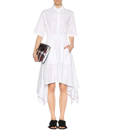 Shop Jw Anderson Cotton Dress In White