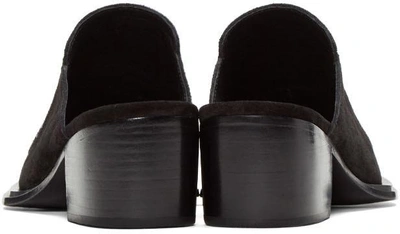 Shop Rag & Bone Black Suede Weiss Slip-on Loafers
