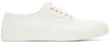 MAISON KITSUNÉ White Canvas Sneakers
