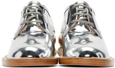 Shop Nicholas Kirkwood Silver Casati Pearl Derbys