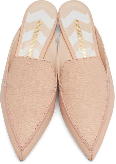 Shop Nicholas Kirkwood Pink Beya Mules