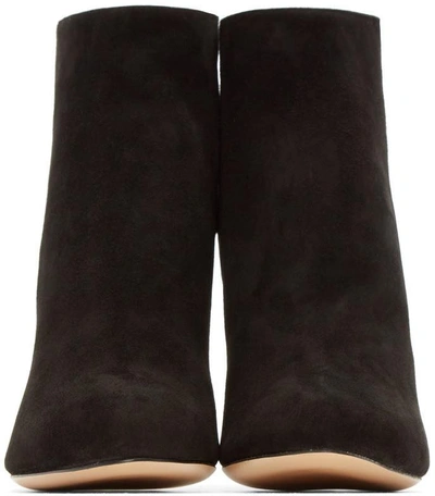 Shop Charlotte Olympia Black Suede Alba Boots