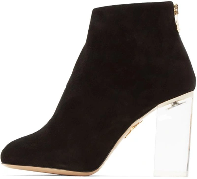 Shop Charlotte Olympia Black Suede Alba Boots