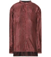 HAIDER ACKERMANN Wool and silk striped shirt