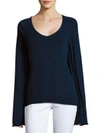 DEREK LAM Solid Cashmere-Blend Sweater,0400094395256