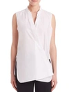 HELMUT LANG Sleeveless Overlap Top