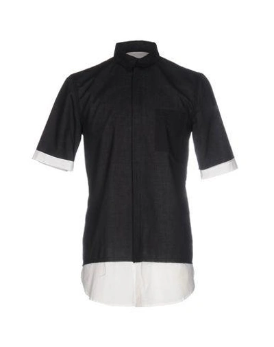 Alexandre Plokhov Patterned Shirt In Black