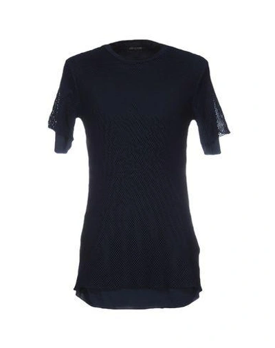 Shop Alexandre Plokhov T-shirt In Dark Blue