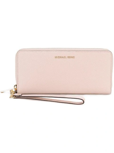 Michael Michael Kors Continental Wallet In Pink
