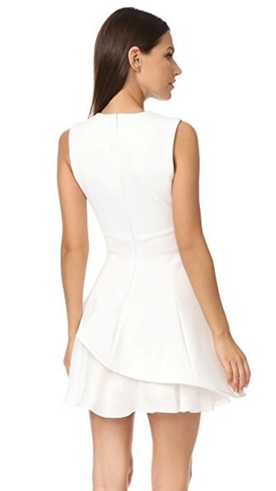 Shop Cushnie Et Ochs Structured Fit & Flare Dress In White