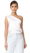 CUSHNIE ET OCHS ONE SHOULDER TOP