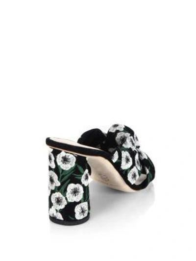 Shop Loeffler Randall Coco Knotted Sandals In Black Anemone