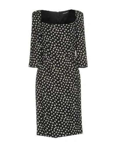 Dolce & Gabbana Knee-length Dress In Black