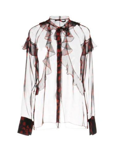 Shop Givenchy Shirts In Red