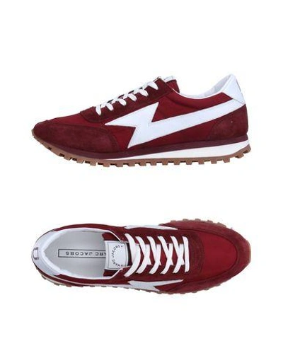 Shop Marc Jacobs Sneakers In Brick Red