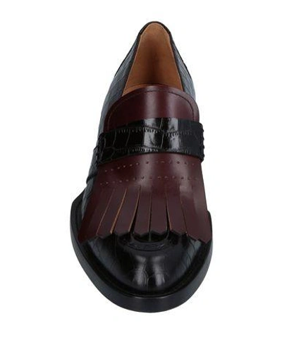 Shop Dries Van Noten Loafers In Maroon